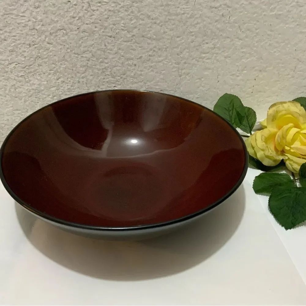 Gibson Serving mixing  Bowl brown black 10” diameter